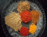 A picture of step 4 of Kadhai paneer.