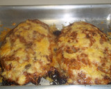 Foto del paso 14 de la receta: Berenjenas gratinadas rellenas de champiñones, jamón y bechamel