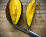 Foto del paso 1 de la receta Polo de sandía y mango (en moldes Lékué)