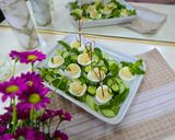 عکس مرحله 8 از دستور فینگر فود تخم مرغ آبپز شیطانی یا فرشته Deviled Eggs (or Angel Eggs)