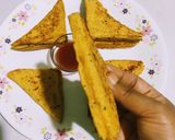 A picture of step 8 of Crispy Besan Bread Toast.