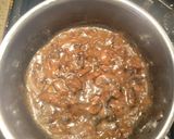 A picture of step 3 of Stuffed Chayotes with White Rice and Mushroom Sauce.