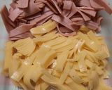 Foto del paso 4 de la receta: Tarta fría de zanahoria, jamón y queso