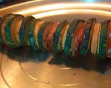 A picture of step 6 of Zuchhini caterpillar roast.