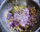 வாழை பூ சின்ன வெங்காயம் வடை(valaipoo vadai recipe in tamil) ரெசிபி ஸ்டேப் 2 புகைப்படம்