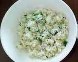 A picture of step 9 of Dal makhni with jeera rice.