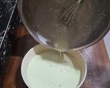 Foto langkah ke 2 dari resep Matcha Turkish Magnolia Pudding.