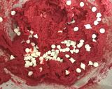 रेड वेलवेट कुकिज (red velvet cookies recipe in marathi) रेसिपी स्टेप 4 फोटो