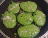 Foto del paso 3 de la receta: Mini pancakes de espinaca y queso parmesano