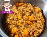 Foto langkah ke 7 dari resep Vegan Pumpkin Rice alaMetut 👩‍🍳.