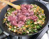 Une image de l'étape 18 de Flan aux champignons, magret de canard et courgette.