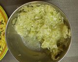 A picture of step 1 of Lauki kofta.