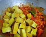 A picture of step 6 of Raw jackfruit Biryani.