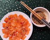 Une image de l'étape 8 de Saumon gravlax aux saveurs Asiatiques.