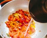 A picture of step 5 of Gathiya ki sabji 😋 Kathiyawadi Gathiya Nu shaak 🍅 🍅.