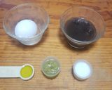 Foto del paso 1 de la receta: Huevo revuelto con frijoles y salsa