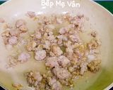 Hình bước làm 2 của món Thịt bằm xào đậu cô ve