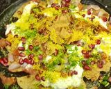 A picture of step 4 of Crispy chatpata Leftover Rori Chaat.