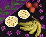 A picture of step 9 of Vanilla Fruit Custard.