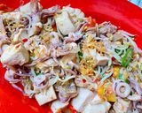 Foto langkah ke 9 dari resep Tumis cumi mix tauge dan tahu.
