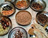 A picture of step 1 of Garam Masala.