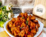 Foto langkah ke 3 dari resep Tumis Tahu Saos Lada Hitam.