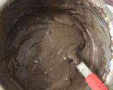 A picture of step 4 of Eggless Chocolate truffle cake.