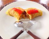 Foto langkah ke 12 dari resep Omurice/omelet nasi goreng (#postingrame2_nasi).