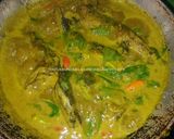 Foto langkah ke 7 dari resep Kari Lele Daun Kemangi.
