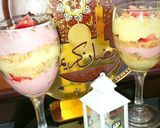 صورة لخطوة 4 من وصفة تحلية الطبقات بذوق الفراولة والموز 🍓🍌🍧