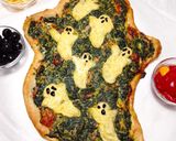 Foto del paso 9 de la receta: Tarta fantasma de acelga y bacon 👻👻👻