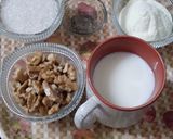 A picture of step 1 of Walnut halwa.