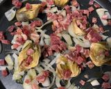 Foto del paso 2 de la receta Alcachofas con jamón al microondas