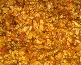 Foto del paso 2 de la receta: Macarrones con carne de pavo gratinado