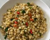 Hình bước làm 4 của món Bắp xào hành