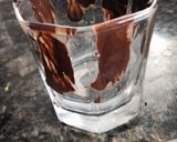 A picture of step 1 of Choco milk shake.