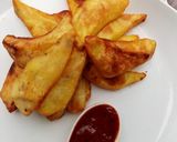 A picture of step 4 of Crispy sweet potato.