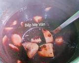 Hình bước làm 3 của món Chè khoai môn nếp cẩm