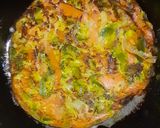 Foto del paso 7 de la receta: Tortilla de zapallitos verdes, cebolla y zanahoria