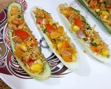 कुकुम्बर बोट भेल चाट (Cucumber Boat Bhel Chaat recipe in hindi) रेसिपी चरण 5 फोटो