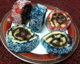 A picture of step 11 of Colourful swiss rolls.