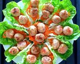 รูปขั้นตอนการทำที่ 8 ของ มีทบอลห่อผัก meatball baby romaine lettuce