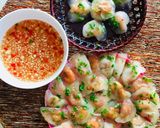 A picture of step 5 of Bánh Bột Lọc with Shrimp 🦐.