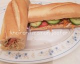 A picture of step 4 of Chicken baguette sandwich.