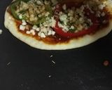 A picture of step 6 of Bell Pepper Pizza Thin Crust On Tava.