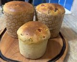 Foto del paso 8 de la receta: Pan dulce en batidora, sin manteca, sin amasar y 1 solo leudado