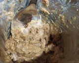 A picture of step 4 of Fig walnut halwa.
