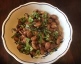 A picture of step 1 of California Farm Leftover Lamb Bone with Smokey Beans.