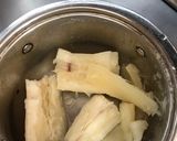 Foto del paso 1 de la receta: Yuca cocida con huevos fritos