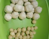 Foto langkah ke 4 dari resep Bakpia isi ubi ungu masak teflon.